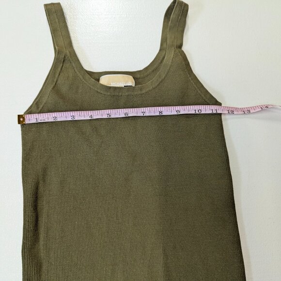 Michael Kors Size Small Dark Olive Tank Top - Picture 4 of 9